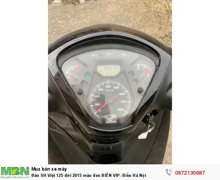Bán SH Việt 125 đời 2015 màu đen BIỂN VIP- Biển Hà Nội
