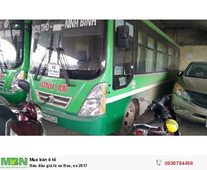 Bán đấu giá lô xe Bus, sx 2017