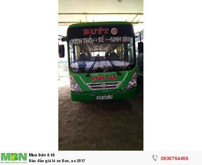 Bán đấu giá lô xe Bus, sx 2017