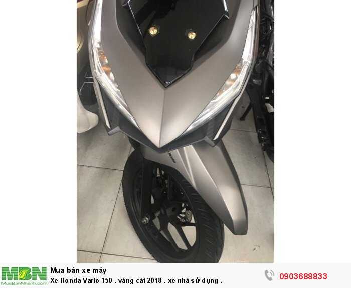 Xe Honda Vario 150 . vàng cát 2018 . xe nhà sử dụng .