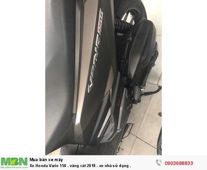 Xe Honda Vario 150 . vàng cát 2018 . xe nhà sử dụng .