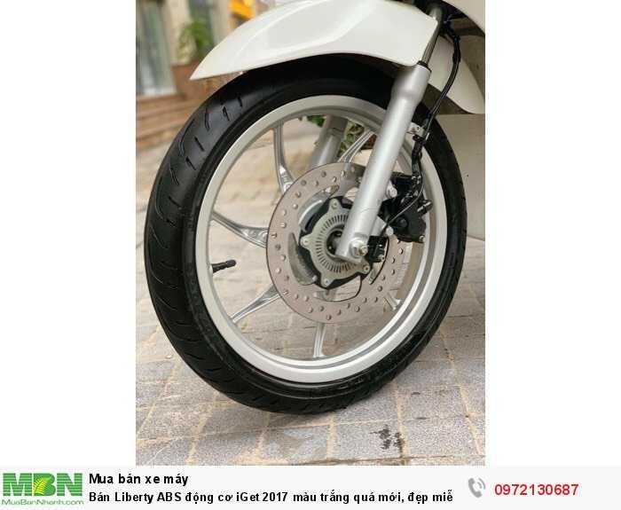 Bán Liberty ABS động cơ iGet 2017 màu trắng quá mới, đẹp miễn chê- Biển Hà Nội