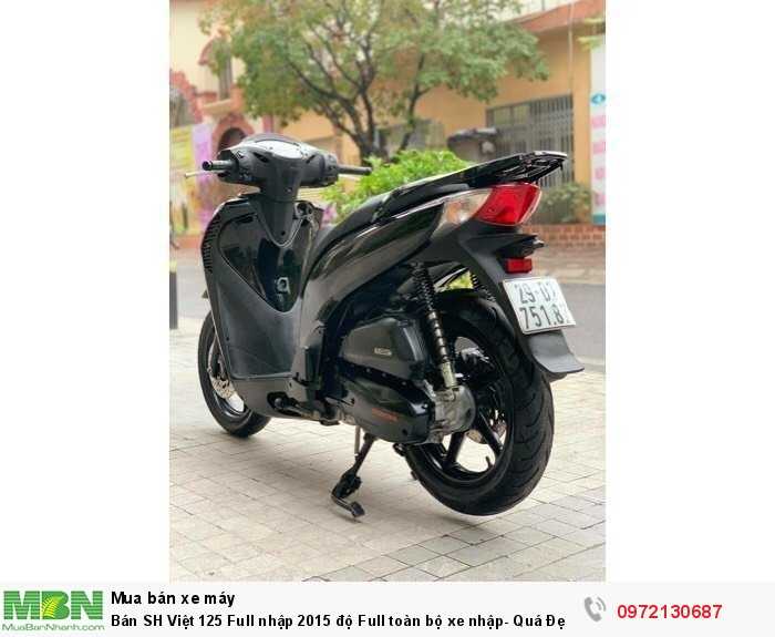 Bán SH Việt 125 Full nhập 2015 độ Full toàn bộ xe nhập- Quá Đẹp.