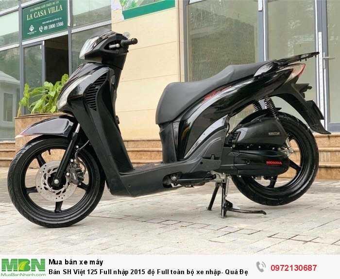 Bán SH Việt 125 Full nhập 2015 độ Full toàn bộ xe nhập- Quá Đẹp.