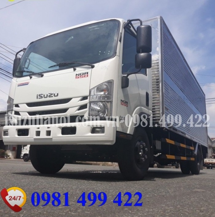 Xe tải Isuzu NQR75ME4 5,7 tấn  thùng kín