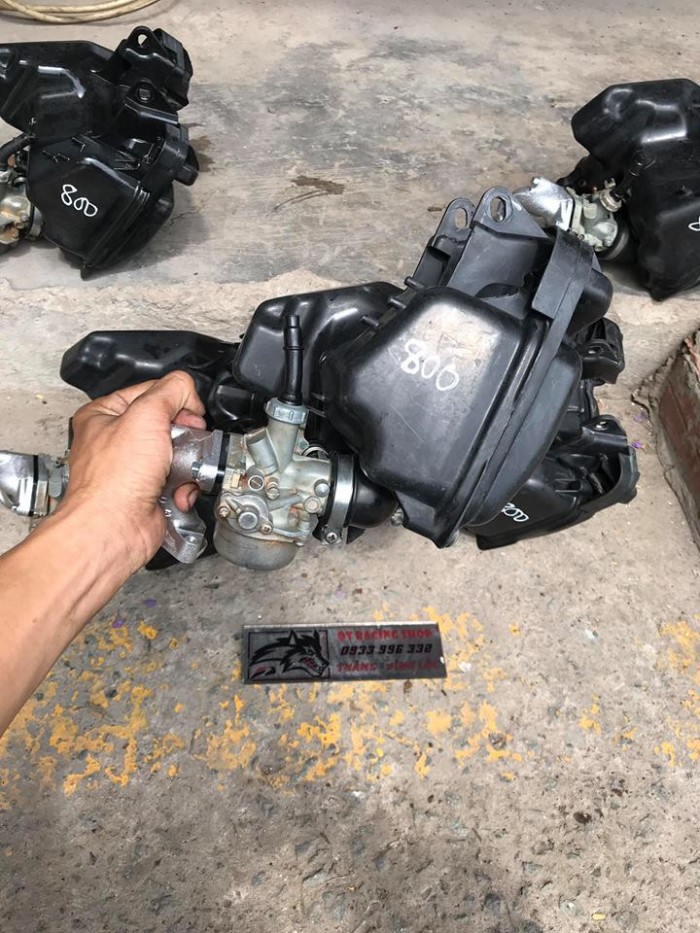 Full Bình Xăng Con Wave Anpha 100 - Đời Cao 2016 - Hàng Zin theo xe