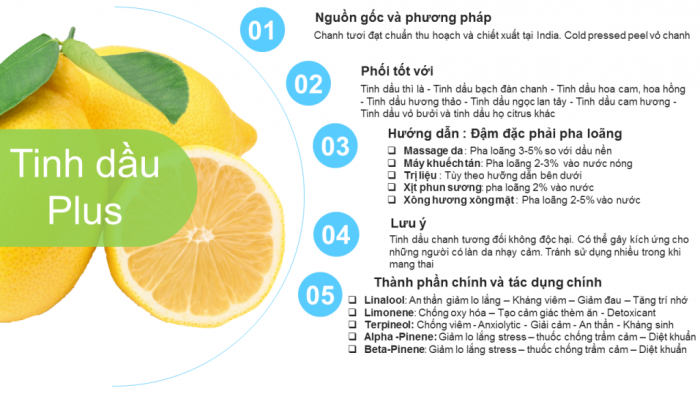 Tinh dầu chanh sần plus 20ml – Lemon EO nguyên chất thiên nhiên Ấn Độ – Thơm mát, sạch5