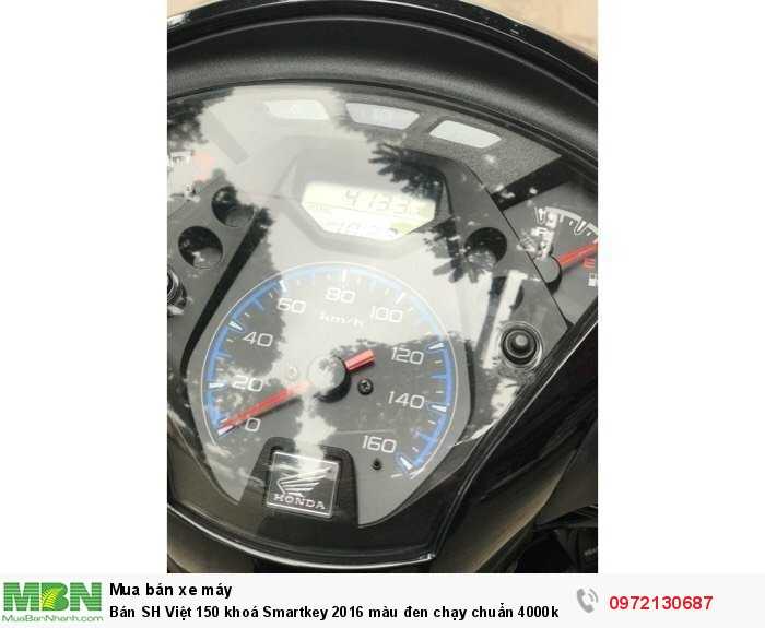 Bán SH Việt 150 khoá Smartkey 2016 màu đen chạy chuẩn 4000km- QUÁ MỚI. Bao test xe đổi tẹt ga trong vòng 7 ngày.