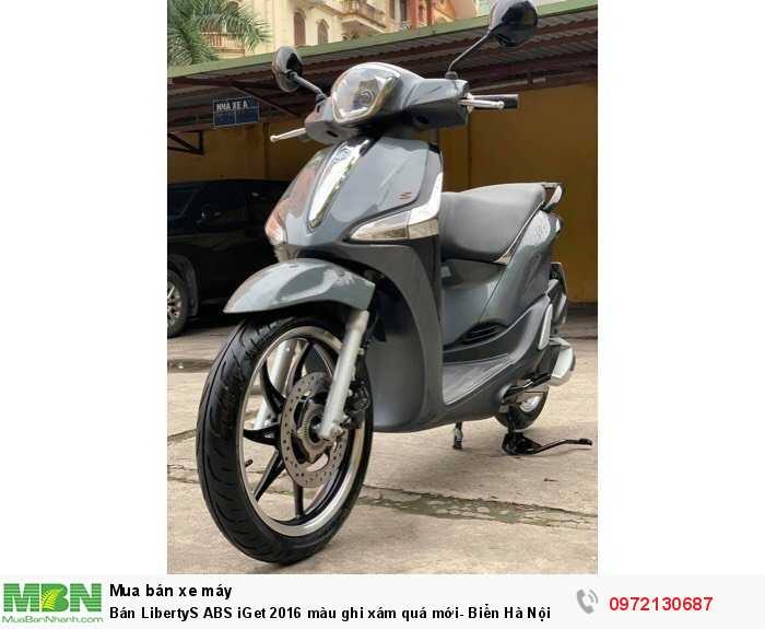 Bán LibertyS ABS iGet 2016 màu ghi xám quá mới- Biển Hà Nội