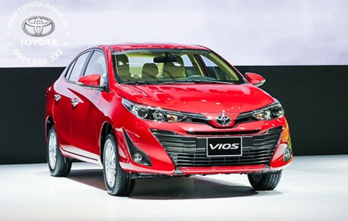 Bán Toyota Vios 1.5G màu đỏ, xe giao ngay, giá Tốt nhất Miền Bắc, Hỗ trợ trả góp 80%