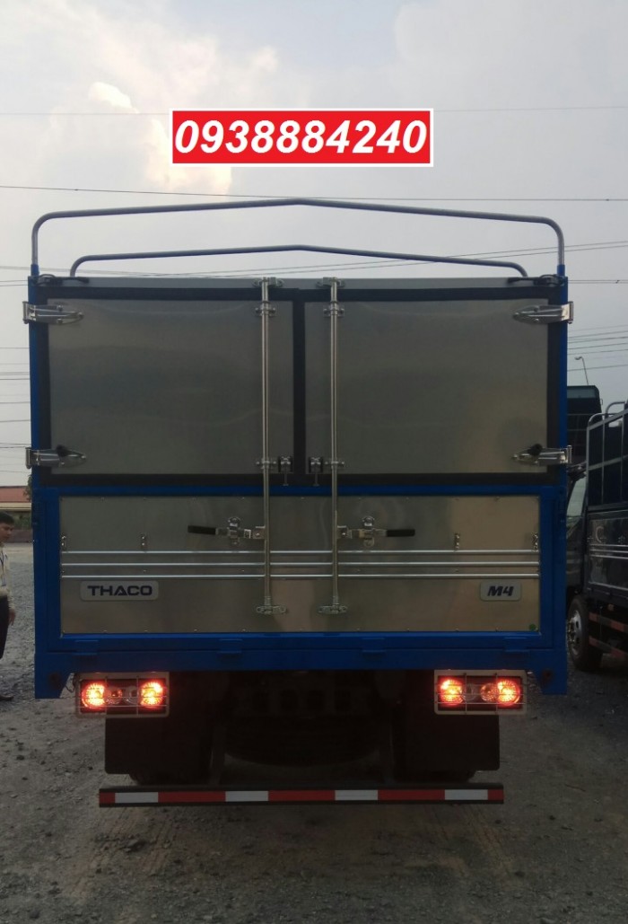 Bán trả góp xe tải Thaco Foton Aumark M4 350.E4 tải 1,9 tấn thùng dài 4,4m tại Long An Tiền Giang Bến Tre