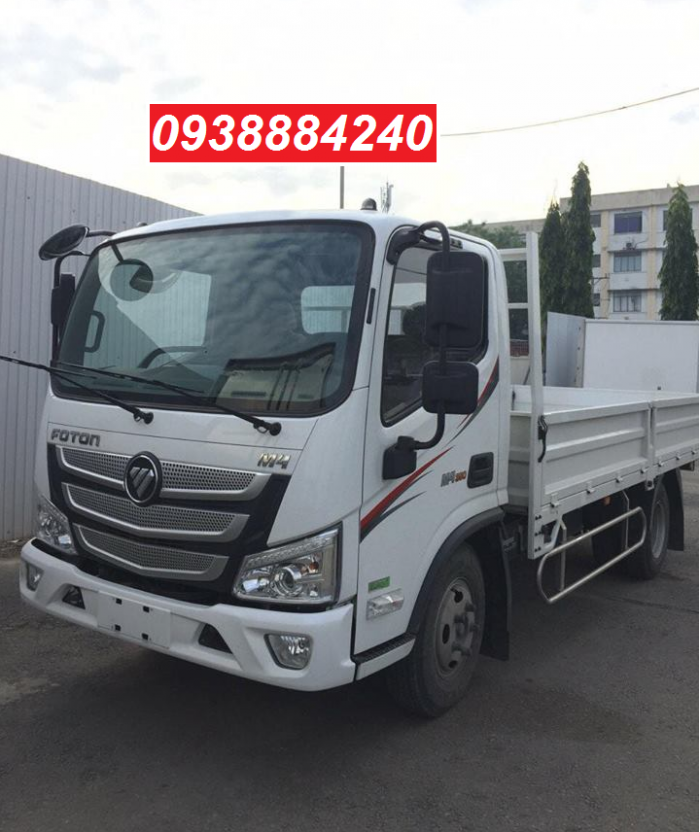 Bán trả góp xe tải Thaco Foton Aumark M4 350.E4 tải 1,9 tấn thùng dài 4,4m tại Long An Tiền Giang Bến Tre