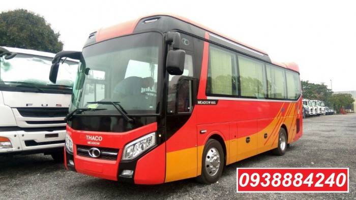 Khuyến mãi trước bạ xe khách Thaco Meadow TB85S 29 / 34 chỗ bầu hơi - Vay 80% Long An Tiền Giang Bến Tre