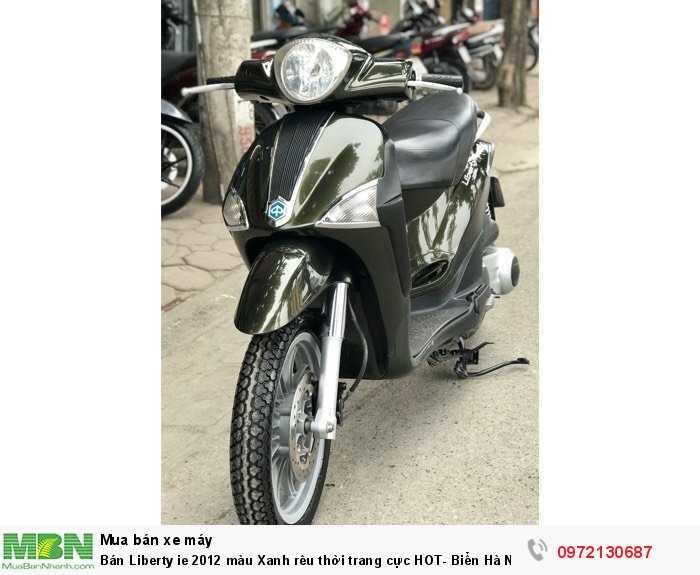 Bán Liberty ie 2012 màu Xanh rêu thời trang cực HOT- Biển Hà Nội