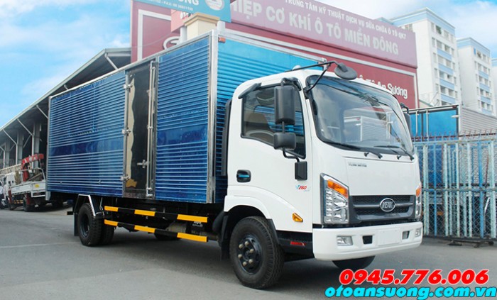 Xe tải Veam Vt260-1 thùng 6m1 máy Isuzu trả góp 90% bao thủ tục trọn gói