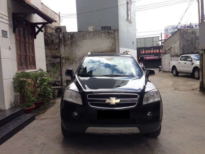 Cần bán xe Chevrolet Captiva Ltz 2007 số tự động màu đen