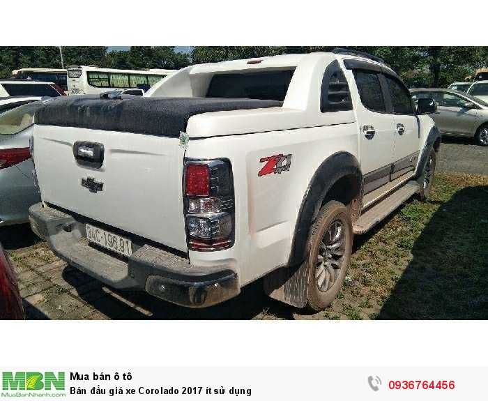 Bán đấu giá xe Corolado 2017 ít sử dụng