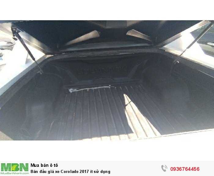 Bán đấu giá xe Corolado 2017 ít sử dụng