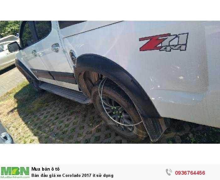 Bán đấu giá xe Corolado 2017 ít sử dụng