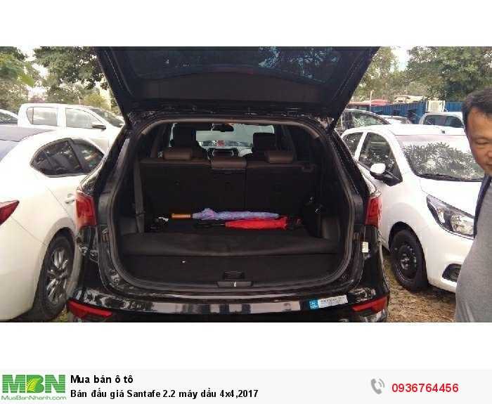 Bán đấu giá Santafe 2.2 máy dầu 4x4,2017