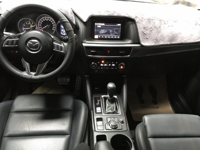 Bán Mazda CX-5 2.5AT Facelift màu xanh số tự động sản xuất 2016 đi 6400km
