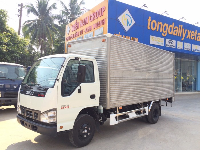 ISUZU 1.9-2.5 TẤN THÙNG KÍN FULL INOX TRẢ GÓP