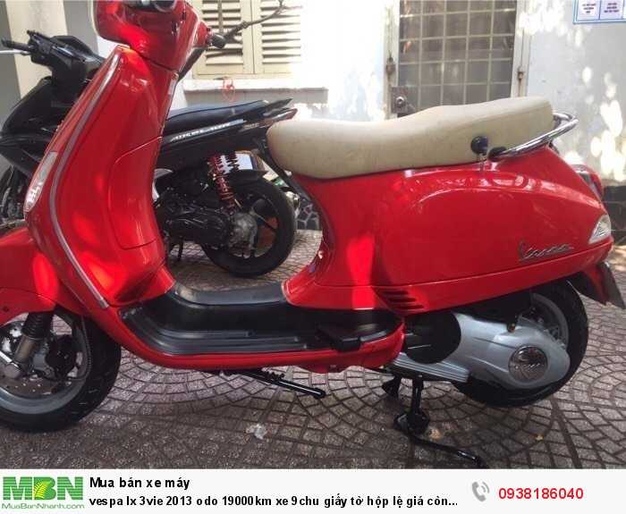 Vespa lx 3vie 2013 odo 19000km xe 9chu giấy tờ hộp lệ  giá còn thuoeng lượng