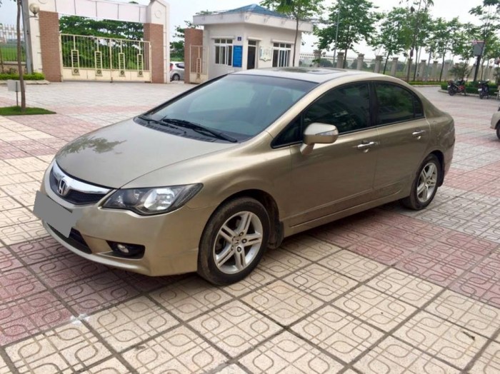 Bán Honda Civic 2.0 tự động 2009 màu vàng kim tuyệt đẹp.
