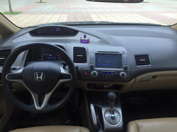 Bán Honda Civic 2.0 tự động 2009 màu vàng kim tuyệt đẹp.