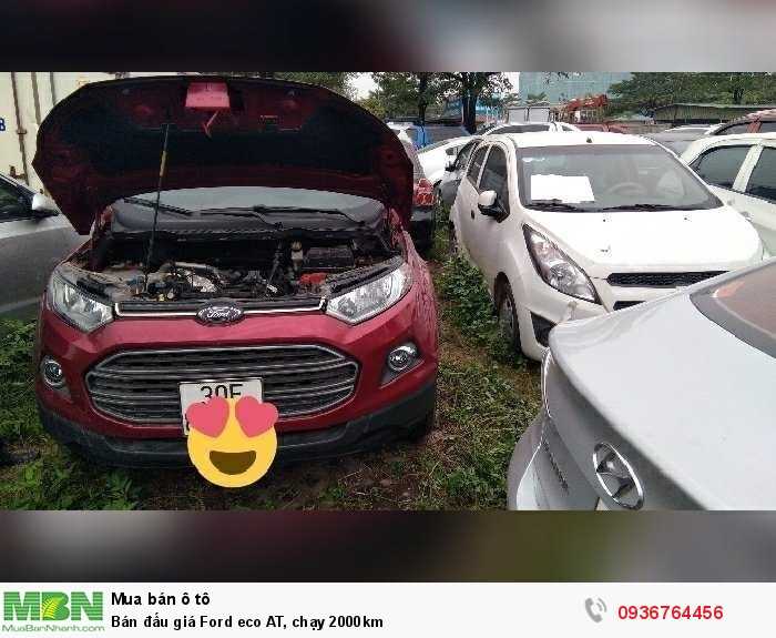 Bán đấu giá Ford eco AT, chạy 2000km