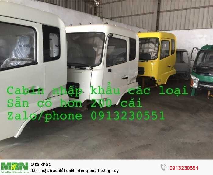 Bán hoặc trao đổi cabin dongfeng hoàng huy