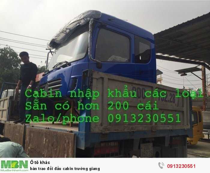 Bán Trao Đổi Đầu Cabin Trường Giang