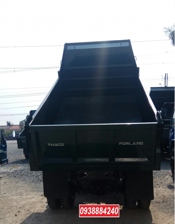 Bán trả góp xe ben THACO FORLAND FD500.E4 5 tấn thùng 4 khối trả trước 20% Long An Tiền Giang Bến Tre