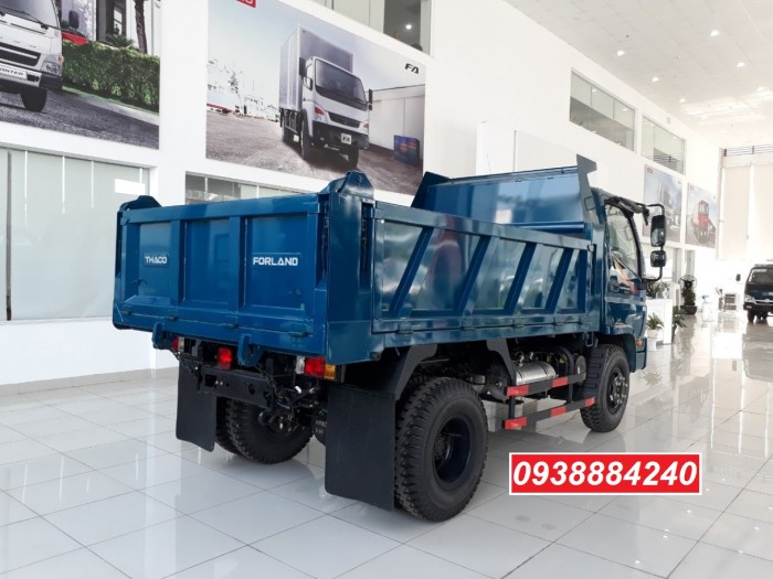 Bán trả góp xe ben THACO FORLAND FD500.E4 5 tấn thùng 4 khối trả trước 20% Long An Tiền Giang Bến Tre
