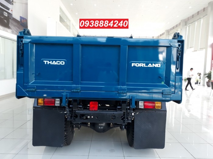 Bán trả góp xe ben THACO FORLAND FD500.E4 5 tấn thùng 4 khối trả trước 20% Long An Tiền Giang Bến Tre