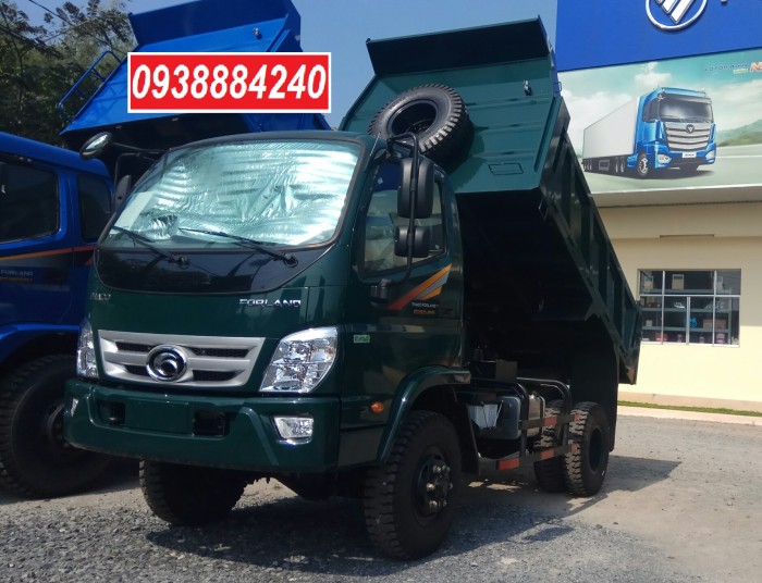 Bán trả góp xe ben THACO FORLAND FD500.E4 5 tấn thùng 4 khối trả trước 20% Long An Tiền Giang Bến Tre