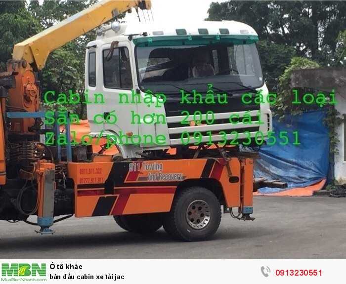 Bán Đầu Cabin Xe Tải Jac