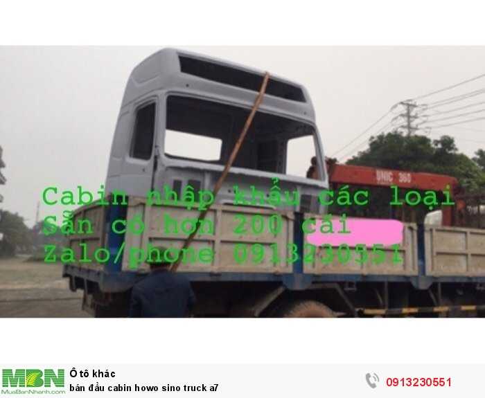 Bán Đầu Cabin Howo Sino Truck A7