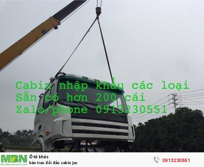 Bán Trao Đổi Đầu Cabin Jac