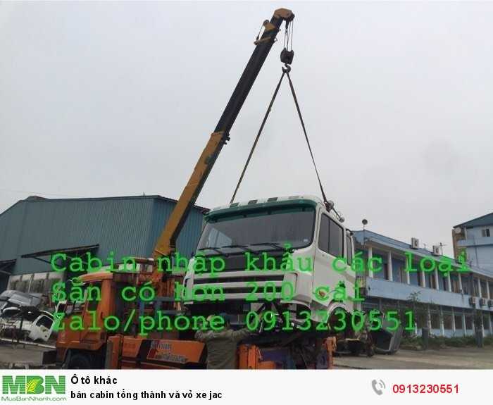 Bán Cabin Tổng Thành Và Vỏ Xe Jac