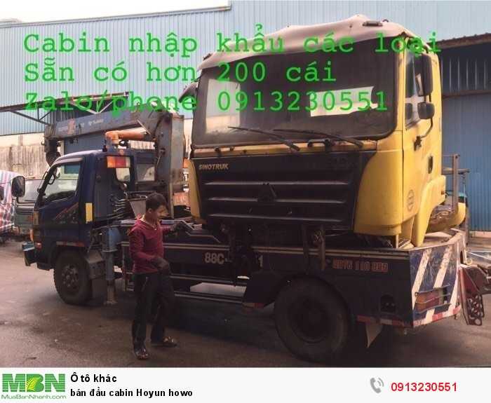 Bán Đầu Cabin Hoyun Howo