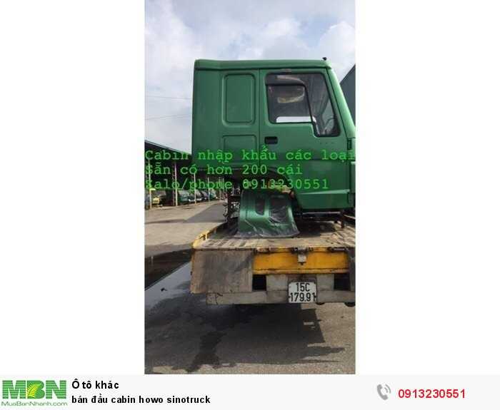 Bán Đầu Cabin Howo Sinotruck