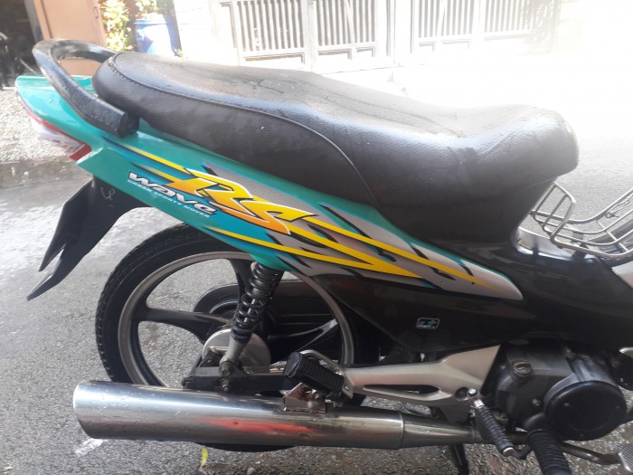 Bán xe wave hàn quốc màu xanh. Bánh mâm