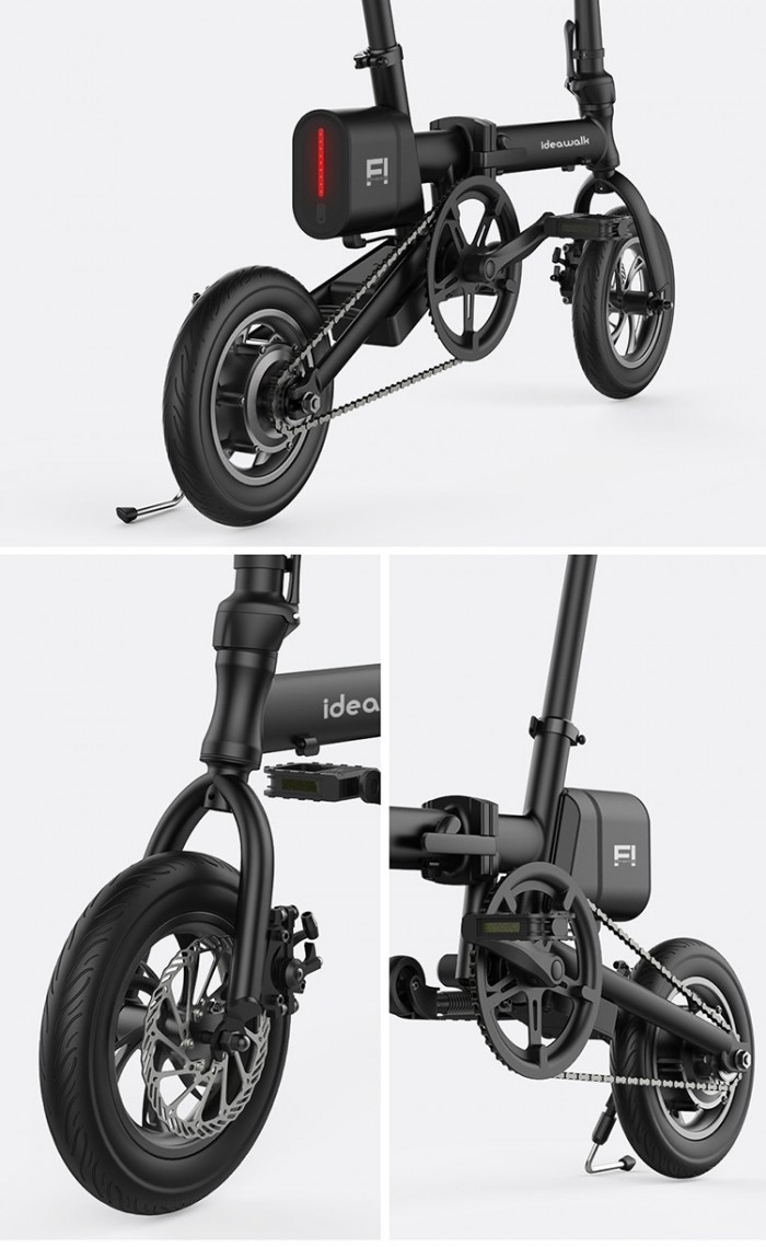 Xe ideawalk F1 đạp điện gon nhẹ thông minh