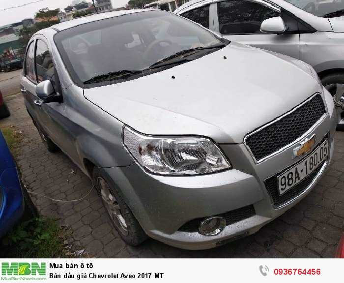 Bán đấu giá Chevrolet Aveo 2017 MT