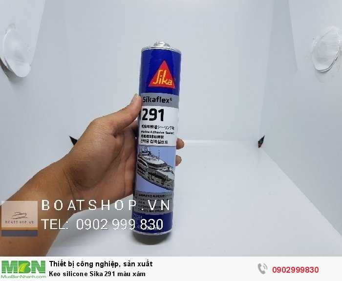 Keo silicone Sika 291 màu xám