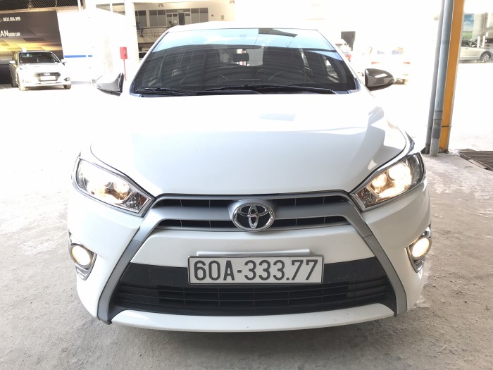 Bán Toyota Yaris G 1.5AT màu trắng số tự động nhập Thái Lan 2016 mẫu mới