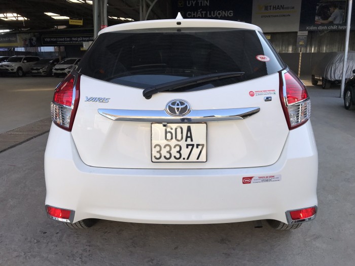 Bán Toyota Yaris G 1.5AT màu trắng số tự động nhập Thái Lan 2016 mẫu mới