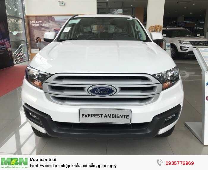 Ford Everest xe nhập khẩu, có sẵn, giao ngay