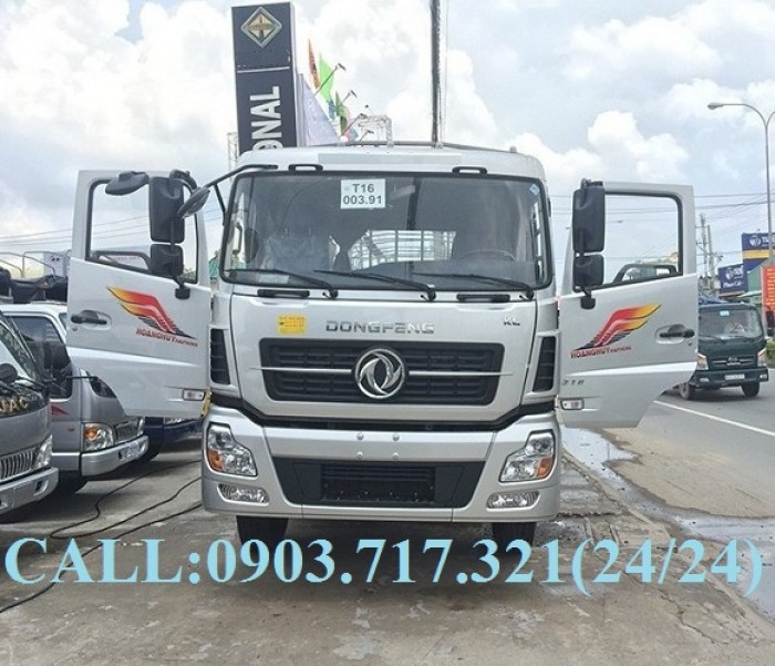 Bán xe tải DongFeng Hoàng Huy 4 chân tải 17T99. Xe DongFeng 4 chân YC310 tải 17T99